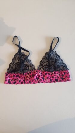 Bralette pretina rosas
