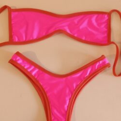 Top Kala + Bottom Halia L Fucsia-Naranjo